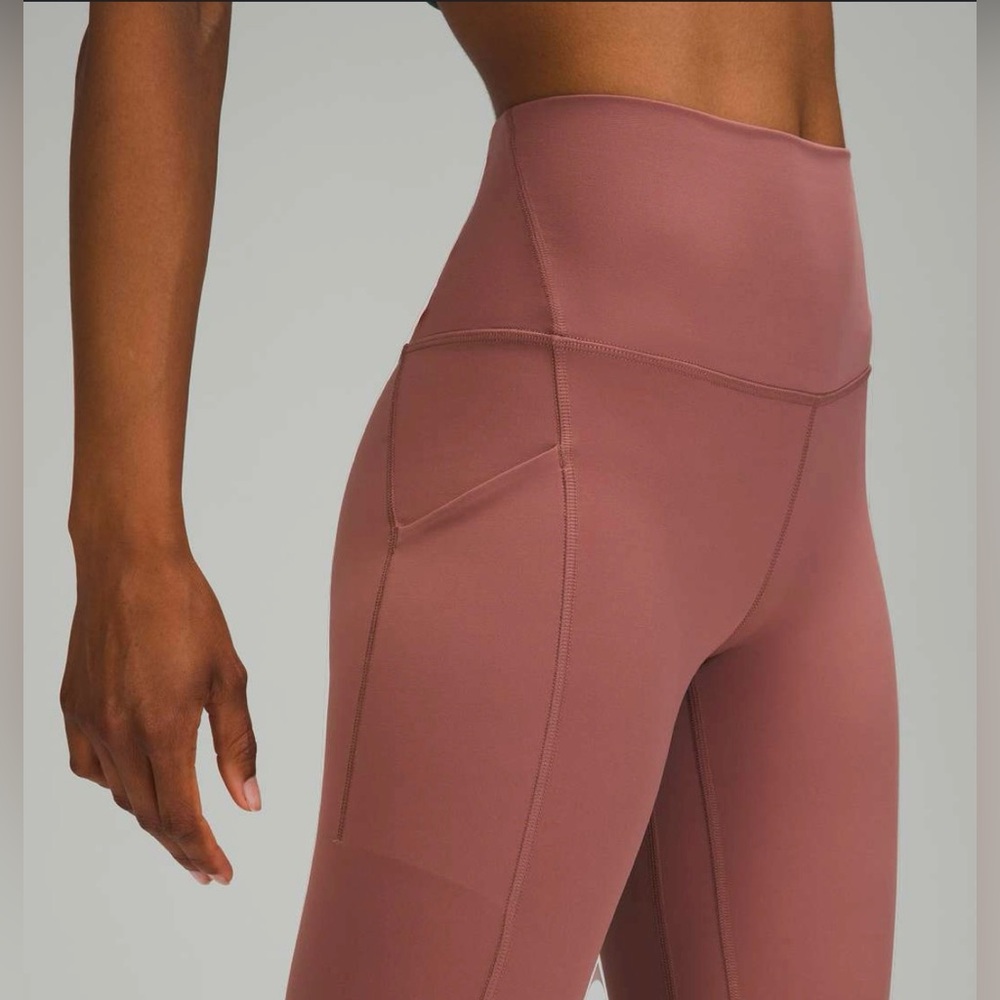 lululemon athletica High-Rise Pocket Leggings in Mauve